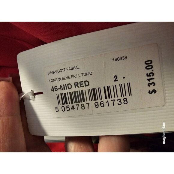 Ted Baker London Vibrant Red Ruffle Dress - Picture 15 of 15